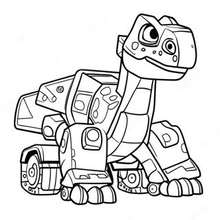 Dinotrux Farvelægningsider