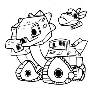 Dinotrux Samarbejde Farvelaegningsside 95719 34866