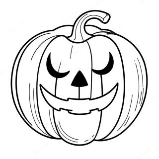 Skraemmende Jack O Lantern Farvelaegningsside 95769 34903