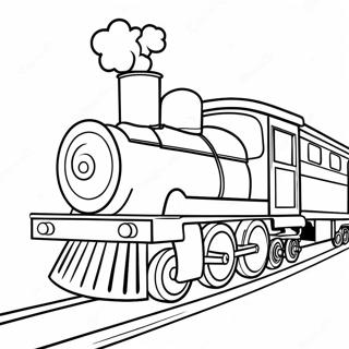 Farverig Legetojsbane Farvelaegningsside 95870-34980