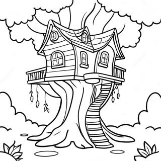 Fantasy Traehus I Skoven Farvelaegningssiden 96052-35123