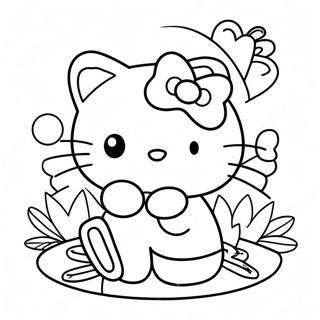 Hello Kitty Thanksgiving Farvelægningsider