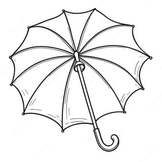 Stor Prikket Paraply Farvelaegningsside 96261-35287