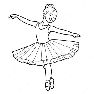 Realistisk Ballerina Farvelaegningssider 96413-35394