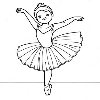 Realistisk Ballerina Farvelaegningssider 96413-35395