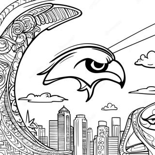 Seahawks Logo Farvelaegningsside 96490-35456