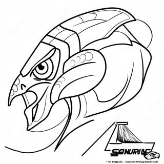 Seahawks Maskot Farvelaegningsside 96493 35466