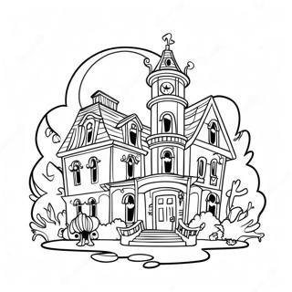 Skraemmende Disney Spogelseshus Farvelaegningsside 96851-35905