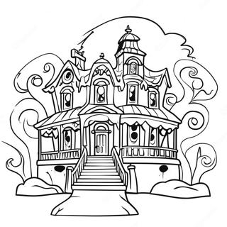 Krybende Disney Spogelseshus Farvelaegningsside 96854-35751