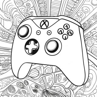 Retro Xbox Controller Farvelaegningsside 97210-36183