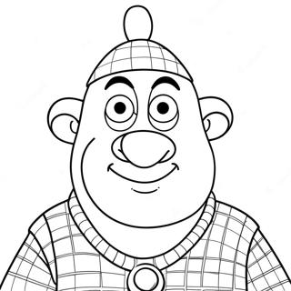 Gru I En Sjov Hat Farvelaegningsside 97264 36230