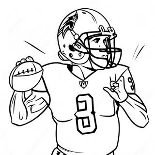 Lamar Jackson Kaster En Pas Farvelaegningsside 98011-36941