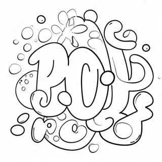 Legesyge Boble Bogstaver Farvelaegningsside 98397-37249