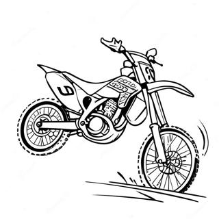 Supercross Dirt Bike Racing Farvelaegningsside 98418-37256