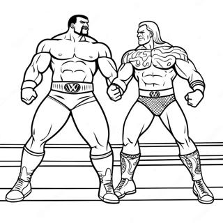 Episk Wwe Showdown Farvelaegningsside 98679 37471