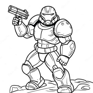 Doom Slayer I Aktion Farvelaegningsside 98727-37499