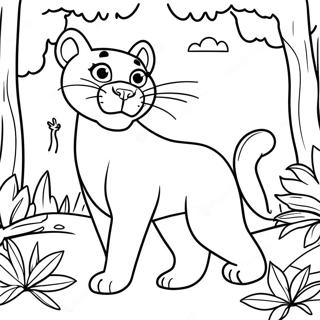 Legesyg Cougar I Junglen Farvelaegningsside 98881-37618
