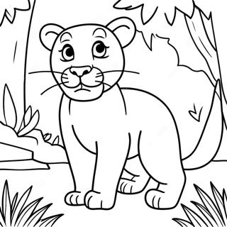 Legesyg Cougar I Junglen Farvelaegningsside 98881 37620