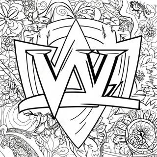 Wwe Logo Farvelaegningsside 98 347