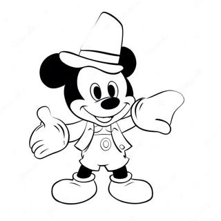 Mickey Mouse Valentinsdag Farvelaegningsside 99135-37815