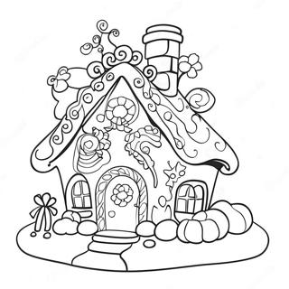 Fantastisk Peberkagehus Farvelaegningsside 99344 37987