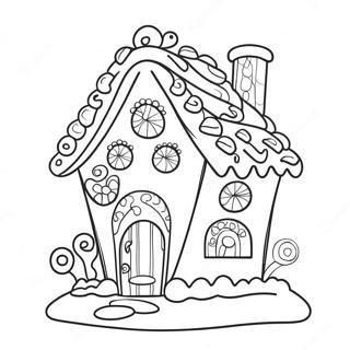 Fantastisk Peberkagehus Farvelaegningsside 99344 37988