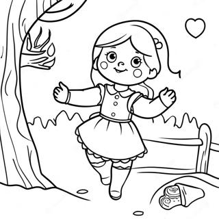 Eventyrlig Guldilocks Farvelaegningsside 99574-38349