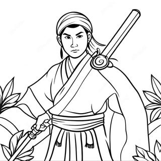 Giyu Holder Sin Svaerd Farvelaegningsside 99962-38659