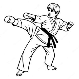 Karate Kid I Aktion Farvelaegningsside 99986-38671